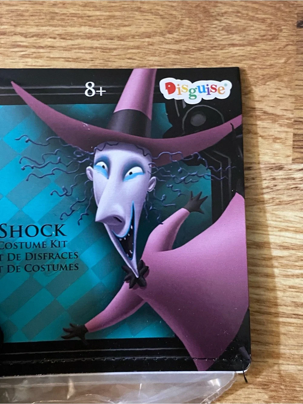 Disney The Nightmare Before Christmas Light Teal Mask with Lavender Hat - Picture 3 of 7